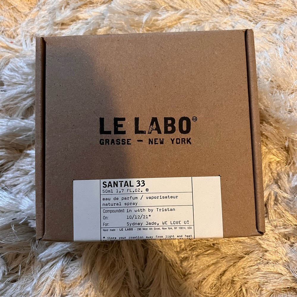 NEVER OPENED BRAND NEW LE LABO PERFUME